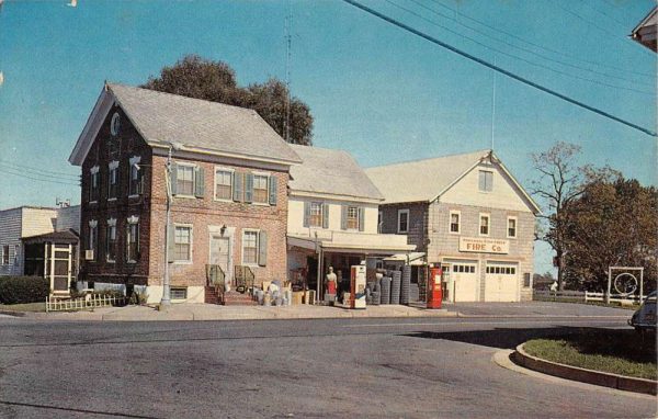 Roadstown New Jersey Hewitts General Store Street View Vintage Postcard K107961