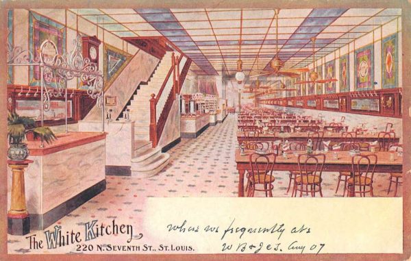 St Louis Missouri White Kitchen Interior Antique Postcard K108045