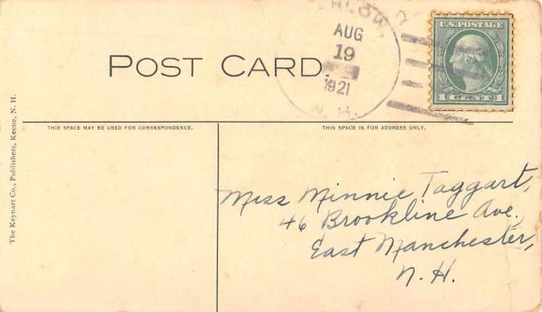 Marlow New Hampshire invitation Old Home Assoc Celebration antique pc Z51011 - Image 2