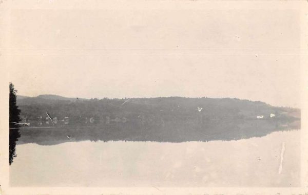 W. Danville Vermont view of Joe's Pond in the late 1920s real photo pc Z51012