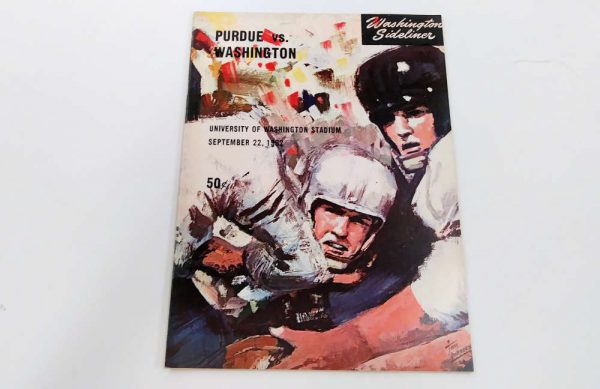 Purdue vs Washington Football 1962 Program J81366