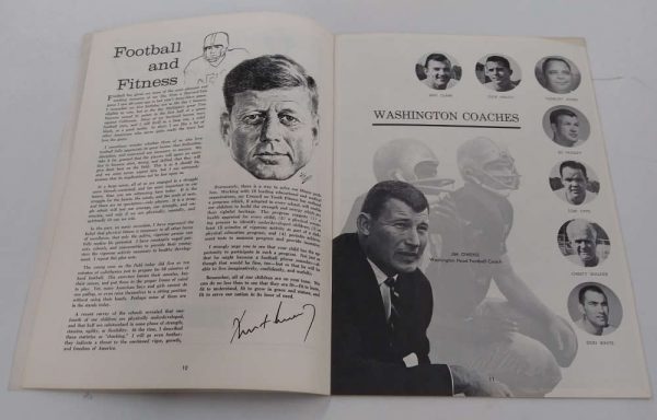Purdue vs Washington Football 1962 Program J81366 - Image 3