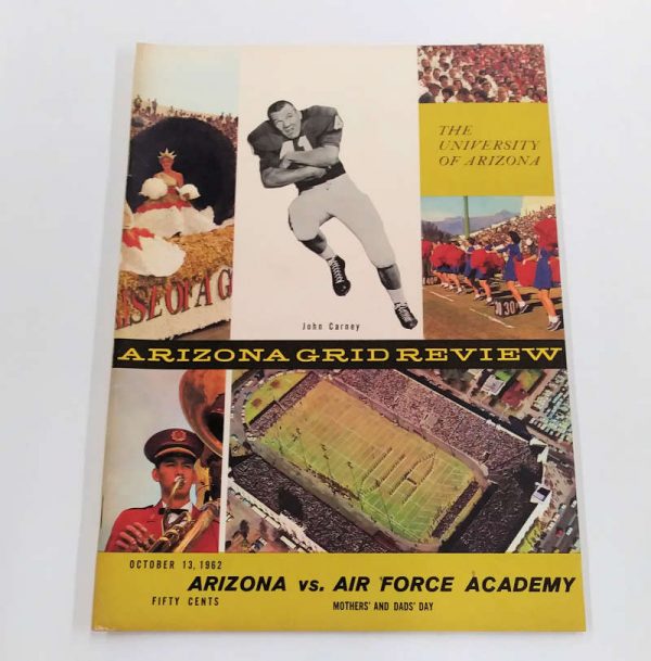 U of Arizona vs Air Force Academy Football 1962 Program J81369