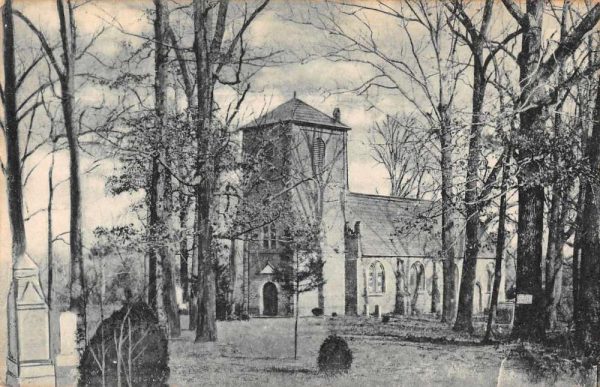 Smithfield Virginia Old St Lukes Church Exterior Vintage Postcard JA7471903