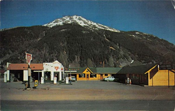 Silvereton Colorado Conoco gas station Triangle Square vintage pc Z51259