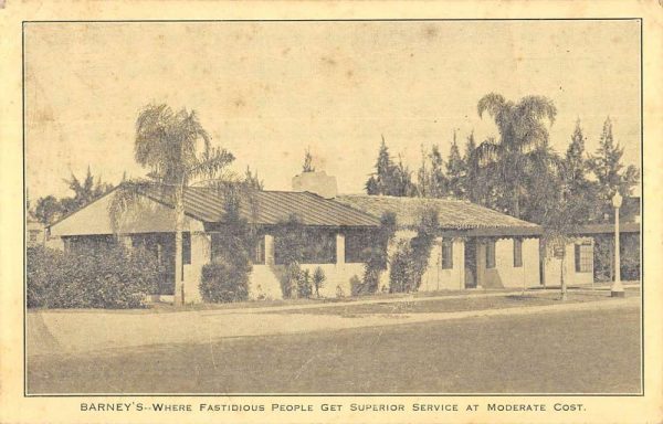 Lake Wales Florida Barneys Street View Antique Postcard KA688511