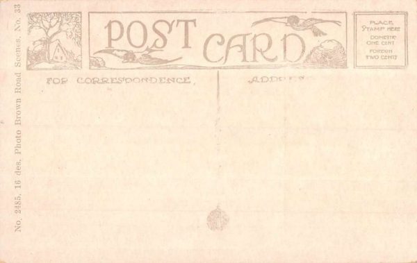 Pittsford Michigan Scenic Roadway Greeting Antique Postcard KA688568 - Image 2