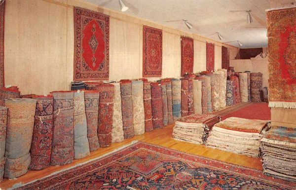 Baltimore Maryland Ackers Rugs Persian Rugs Ad Vintage Postcard JB627534