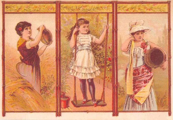 Brooklyn New York Decorative Panel Furniture Advertising Trade Card JB627551