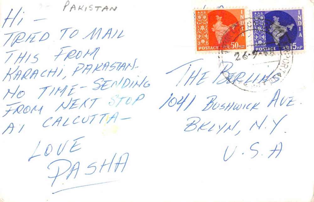 Karachi Pakistan Princess Street Real Photo Vintage Postcard JC932606 - Image 2