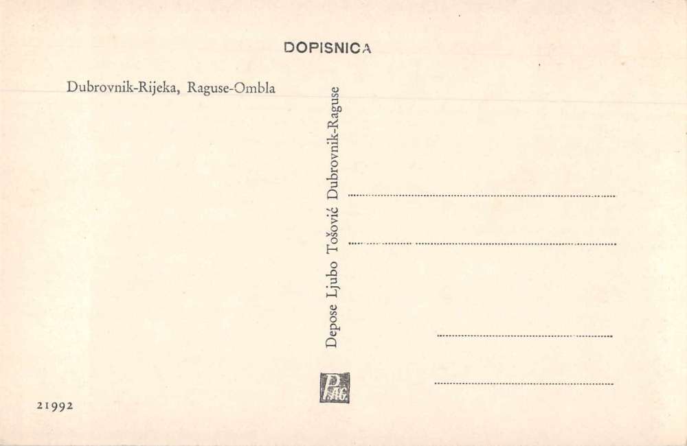 Dubrovnik Rijeka Croatia Raguse Ombla Birds Eye View Real Photo PC JC932621 - Image 2