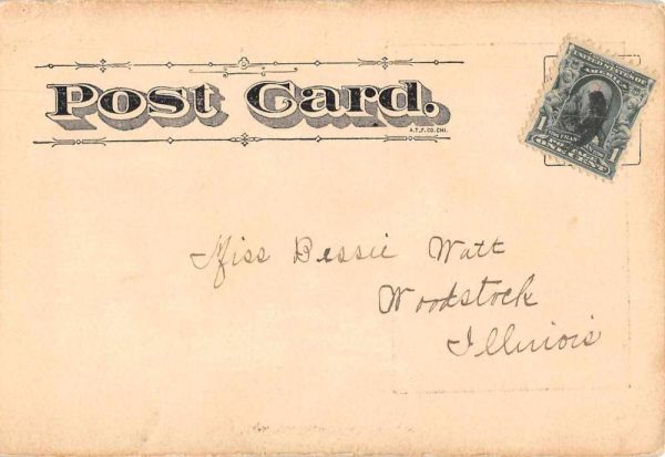 Wilmot Wisconsin "Familiar Scene" Fisherman Fishing Related Postcard JC932633 - Image 2