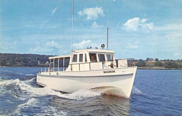 Southport Maine Magnum Boat Duck Hunting Fishing Related Postcard JC932802