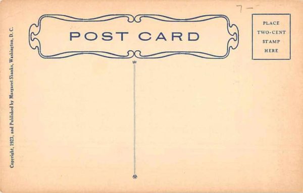 Washington DC Tomb of the Unknown Soldier Poem Vintage Postcard JC932983 - Image 2