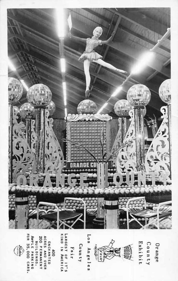 Pomona California Los Angeles Co Fair Orange Co Frasher Real Photo PC JC932995