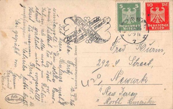 Cassel Germany Orangerie Track and Field Vintage Postcard JD933471 - Image 2