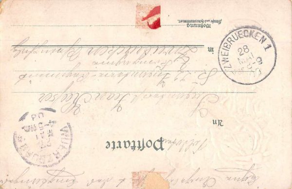 Wurzburg Germany Marienfeste Duftende Gruss aus Vintage Postcard JE229064 - Image 2