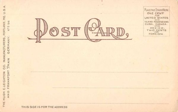Bath Maine Launching Battleship Georgia Military Navy Postcard JE229135 - Image 2