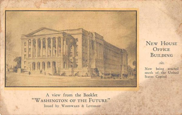 Washington DC "in the future" House Office Building Vintage Postcard JE229147
