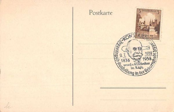 Johannisthal air disaster Imperial German Navy Zeppelin Postcard JE229184 - Image 2