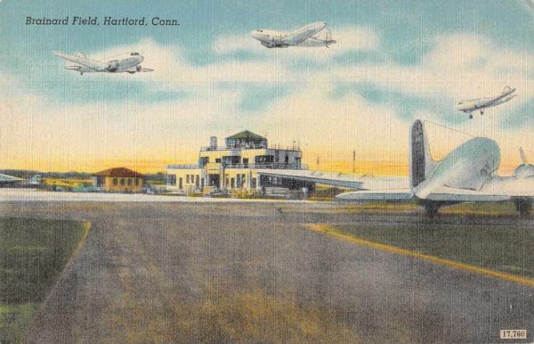 Hartford Connecticut Brainard Field Vintage Postcard JE229307
