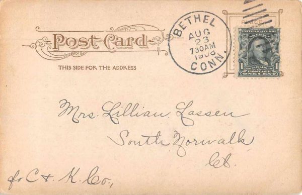 Danbury Connecticut Hotel Kenmere Lake Kenosia Vintage Postcard JE229327 - Image 2