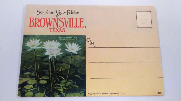 Brownsville Texas Greetings Views Postcard Folder JE229383