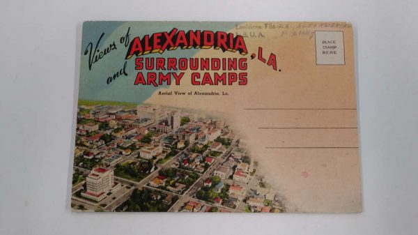 Alexandria Louisiana Army Camps Souvenir Views Postcard Folder JE229390