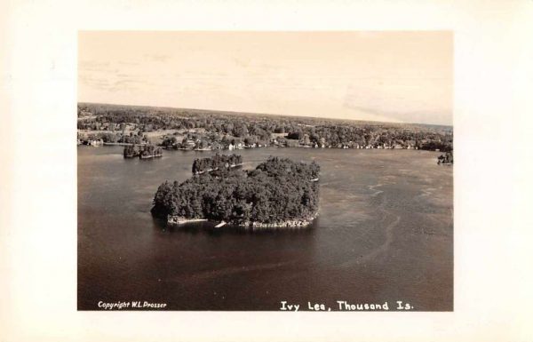 Thousand Islands New York Ivy Lea Real Photo Vintage Postcard JE229479