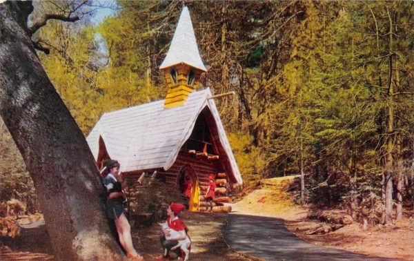 Skyforest California Santa's Village Chapel Vintage Postcard JE229535