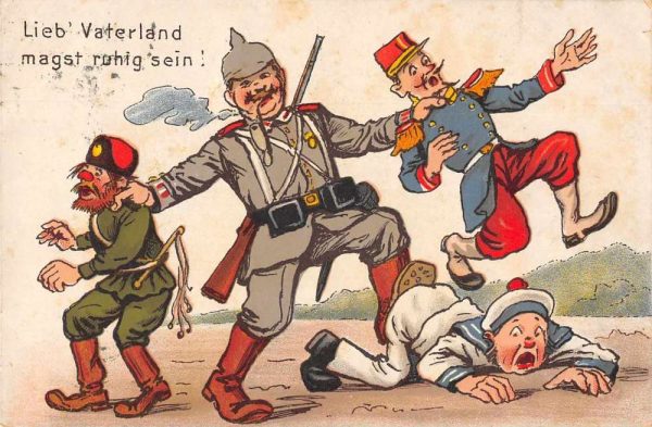 Germany Patriotic Anti-WW1 "Lieb Vaterland magst ruhig sein" PC JE229547
