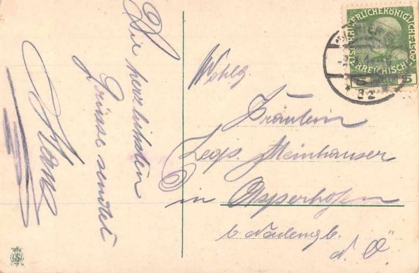 Germany Patriotic Anti-WW1 "Lieb Vaterland magst ruhig sein" PC JE229547 - Image 2