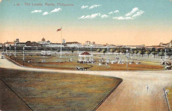 Manila Philippines The Luneta City Park Vintage Postcard JE229552