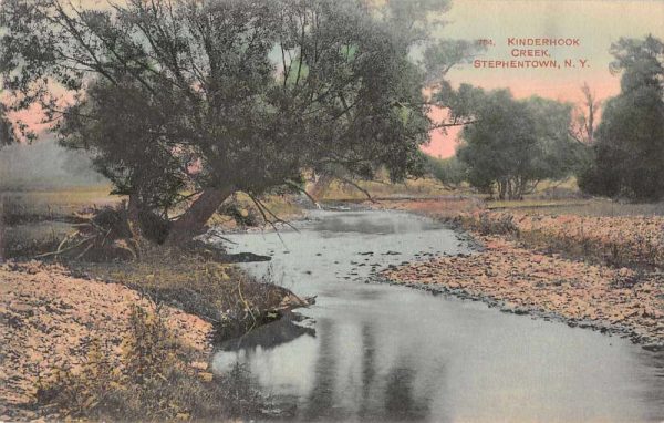 Stephentown New York Kinderhook Creek Scenic View Vintage Postcard JE229609