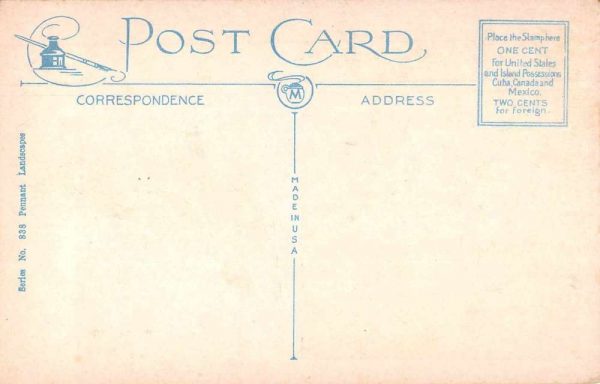 Sterling Run Pennsylvania ? Greetings Pennant Flag Scenic View Postcard JE229621 - Image 2