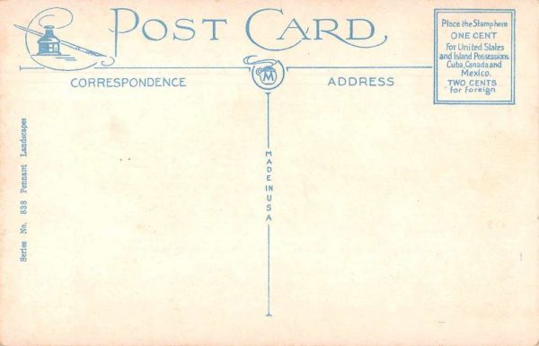Sterling Run Pennsylvania ? Greetings Pennant Flag Cars Postcard JE229622 - Image 2