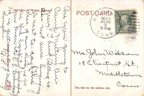 Greetings Shakespeare Flowers Ivy Swastika Vintage Postcard JE229673 - Image 2