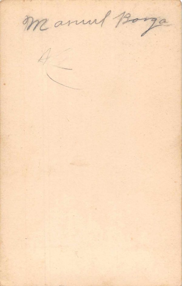 Philippines Man in Suit "Manuel Borja" Real Photo Non-PC JE229708 - Image 2