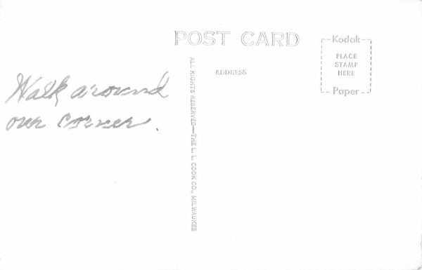 Ludington Michigan Epworth Heights Real Photo Vintage Postcard JE229775 - Image 2