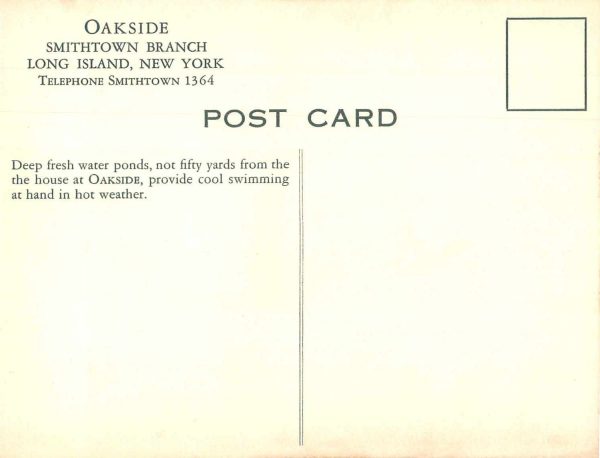 Smithtown Long Island New York Oakside Swimming and Kayak Real Photo PC JE229789 - Image 2