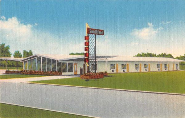 Atmore Alabama Southland Motel Vintage Postcard JE229839