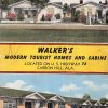 Carbon Hill Alabama Walker's Tourist Homes and Cabins Vintage Postcard JE229840