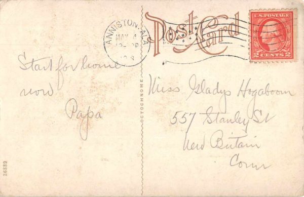 Anniston Alabama St Michael's Church Exterior Vintage Postcard JE229854 - Image 2