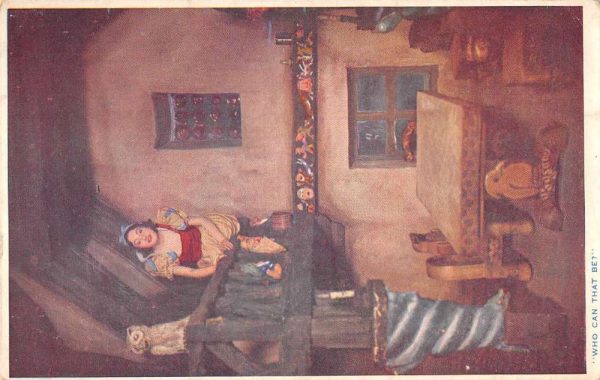 Olympia House of the Seven Dwarfs Snow White Disney Vintage Postcard JF686731