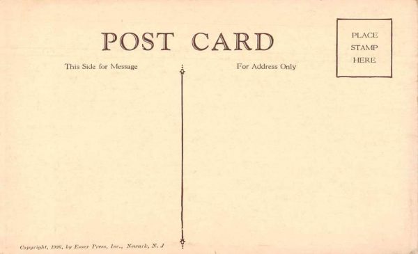 Lake Marcia New Jersey Picnic Grounds Stone Fireplace Vintage Postcard JF686269 - Image 2