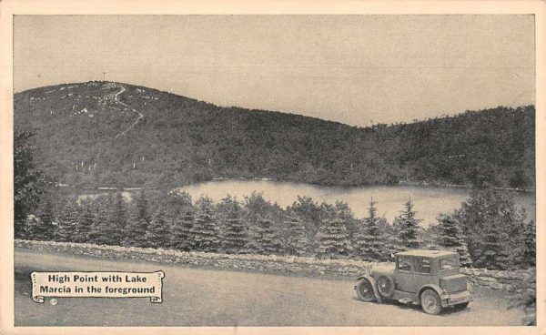 High Point New Jersey Lake Marcia Scenic View Vintage Postcard JF686273