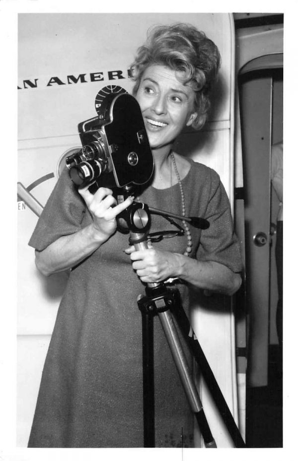 Gypsy Rose Lee with Camera Pan America Real Photo Vintage Postcard JF686314