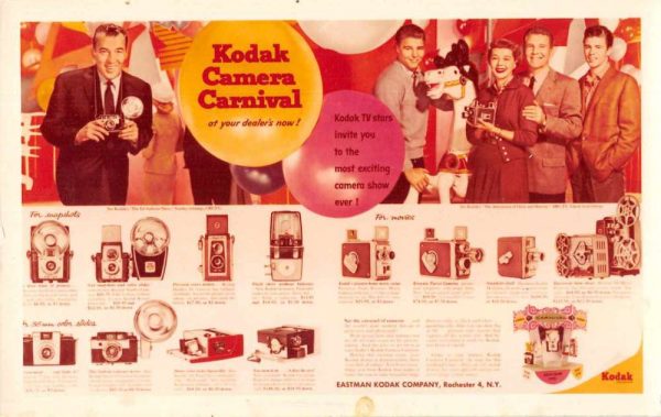 Kodak Camera Carnival Advertising Real Photo Vintage Postcard JF686315
