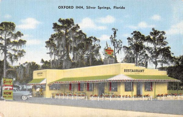 Silver Springs Florida Oxford Inn Restaurant Vintage Postcard JF686355