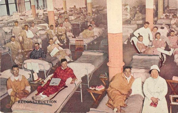 Philadelphia Pennsylvania Methodist Church Wounded Veterans Postcard JF686418